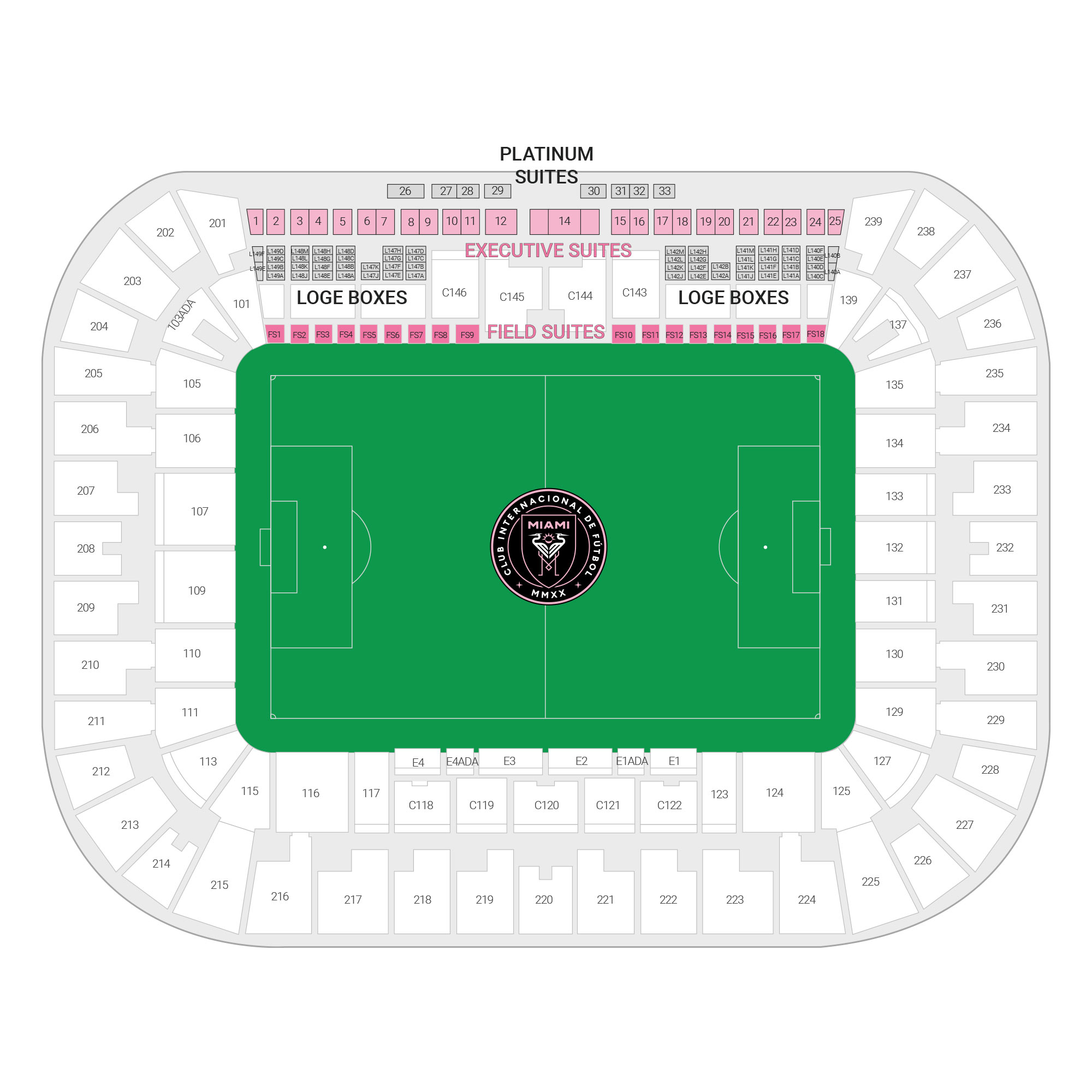 Inter Miami CF suite map